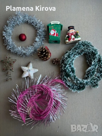 Коледна елха + декорации, снимка 7 - Декорация за дома - 52460651