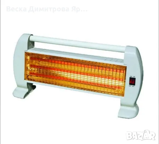 Кварцова печка за отопление 1200W