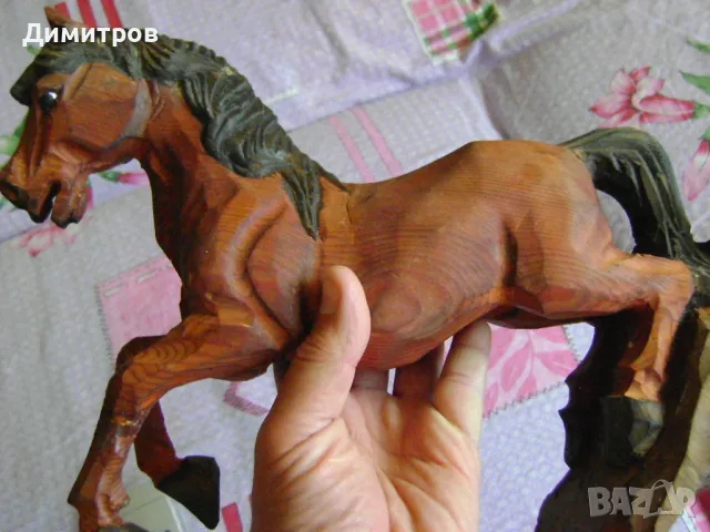 Стара дърворезба склуптора на Кон, снимка 4 - Антикварни и старинни предмети - 47607724