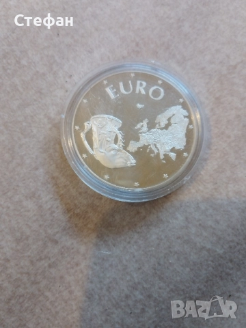 Сребърна юбилейна монета., снимка 2 - Нумизматика и бонистика - 51976376