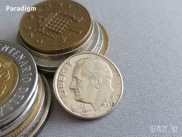 Монета - САЩ - 1 дайм | 1995г., снимка 2 - Нумизматика и бонистика - 35765025