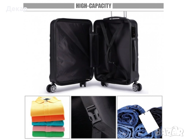 Куфар за пътуване 44 литра , снимка 7 - Куфари - 51896788