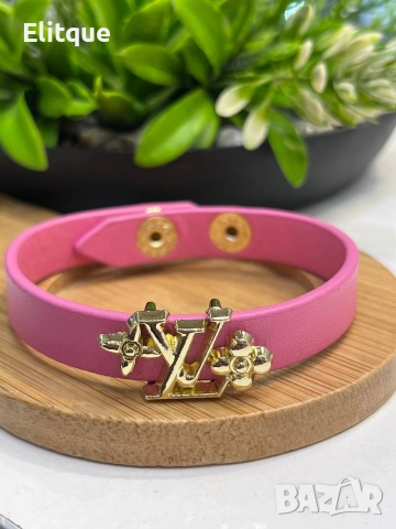 гривна от естествена кожа louis vuitton fendi prada , снимка 10 - Гривни - 52907656