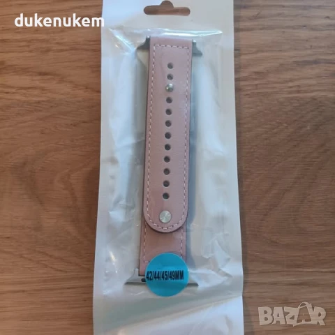 НОВA! Кожена каишка за Apple Watch (38–49 мм), снимка 8 - Смарт часовници - 51092817