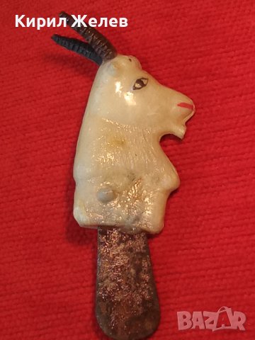 СТАРА БАКЕЛИТОВА ФИГУРКА на КОЗЕЛ РЯДКА за КОЛЕКЦИЯ 30955