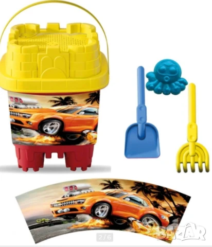 Квадратна кофичка за пясък, 5 части, снимка 7 - Други стоки за дома - 50835468