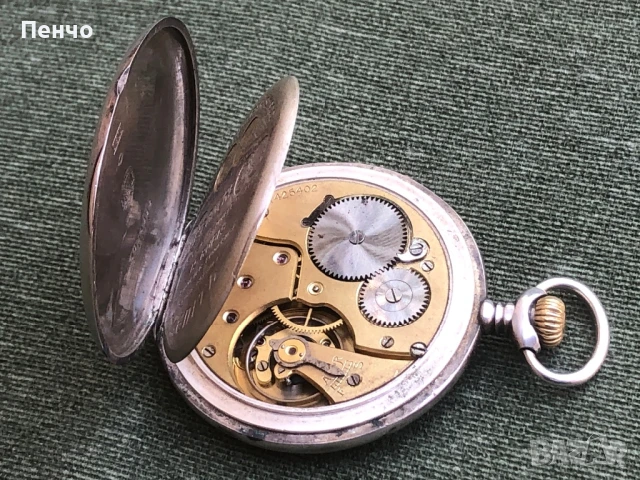 стар сребърен, джобен "ZENITH" GRAND PRIX PARIS 1900, снимка 17 - Антикварни и старинни предмети - 50580786