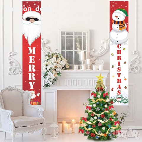Нова украса за Коледа Плакат Банер Фон за декорация Вътрешна и външна, снимка 5 - Други стоки за дома - 39064948