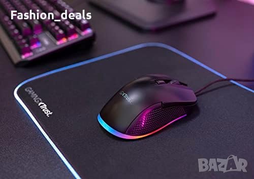 Нова Trust Gaming Геймърска мишка 2,1м. USB кабел 6 програмируеми бутона, снимка 4 - Клавиатури и мишки - 41732398