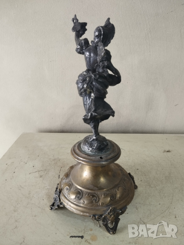 Статуетка арт деко, снимка 5 - Антикварни и старинни предмети - 44822089