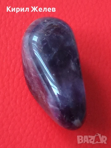 Полиран камък аметист 43227, снимка 8 - Антикварни и старинни предмети - 53578216