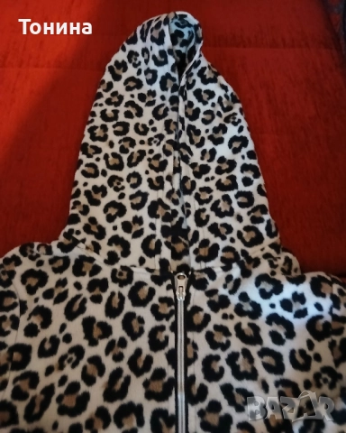 Дамски тигров гащиризон мек и топъл, снимка 3 - Гащеризони - 52150758