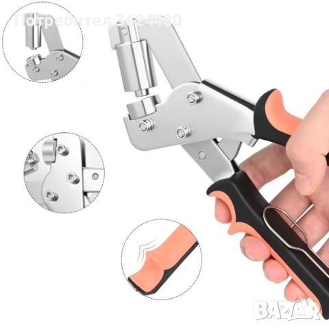 Инструмент за поставяне на капси  + 200бр. метални капси 4891, снимка 8 - Други инструменти - 53576623