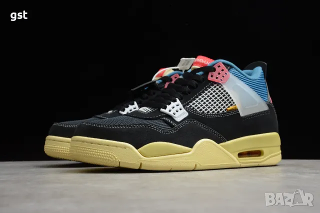 Редки Air Jordan 4 Union "Off Noir" Black 🖤 Blue маратонки кецове Мъжки , снимка 1