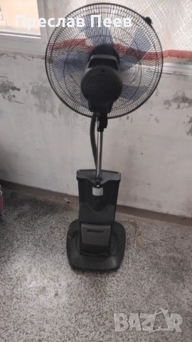 Вентилатор с овлажнител, снимка 3 - Овлажнители и пречистватели за въздух - 51597339