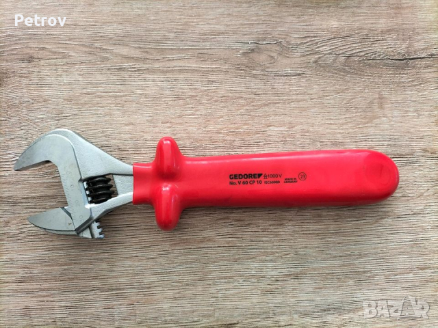 GEDORE - VDE 1000 V - No. V60 CP 10 - MADE IN GERMANY - ЧИСТО НОВ Раздвижен Ключ 10 " / GERMANY !!!!, снимка 1