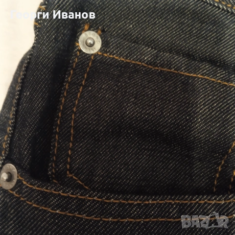 -15%! STONE ISLAND W34 MADE IN ITALY 100% оригинални дънки цвят индиго jeans Стоун Айлънд, снимка 4 - Дънки - 53457957