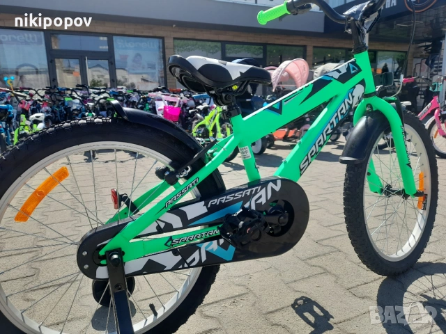 PASSATI Велосипед 20" SPARTAN зелен, снимка 7 - Велосипеди - 53559795