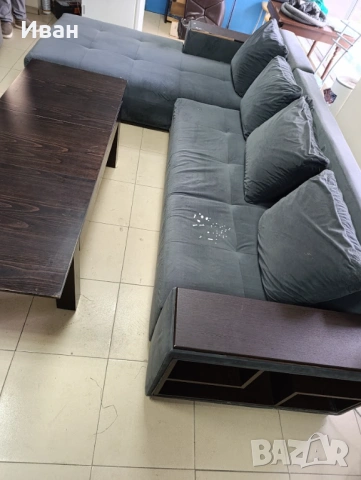 Продавам ъглов диван и разтегателна маса, снимка 9 - Дивани и мека мебел - 53393006