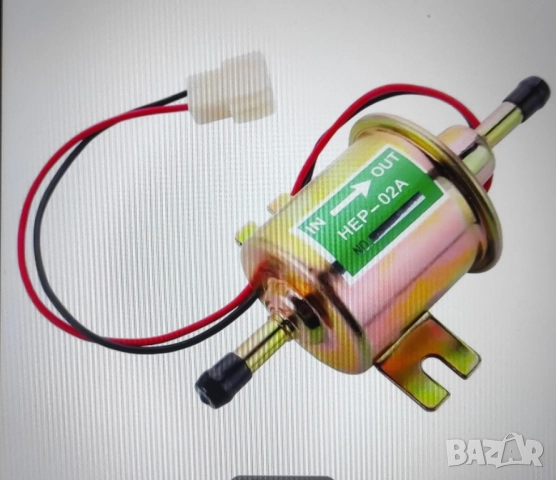Електрическа горивна помпа.Изходно налягане 2.5-4 psi, дебит 70 л./ч.,12 v.,1.2 a.