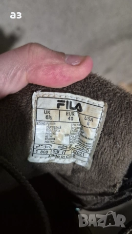 Юношески черни боти Fila - номер 40 (25 см), снимка 4 - Детски боти и ботуши - 53757497