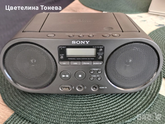 СD плеър Sony ZS-PS50, снимка 2 - MP3 и MP4 плеъри - 52736413