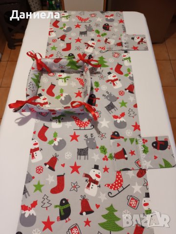 Коледни тишлайфери, покривки, подложки за хранене, снимка 4 - Покривки за маси - 38923544
