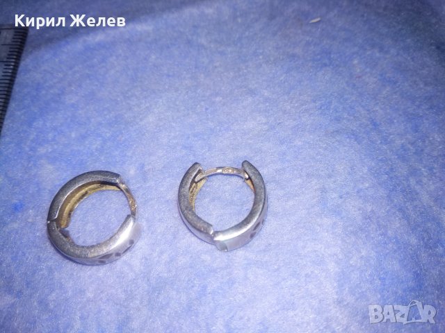 СРЕБЪРНИ РЕТРО СТИЛ ОБЕЧКИ СРЕБРО 925 АНГЛИЯ СТАРИ РЪЧНО ОРНАМЕНТИРАНИ 25260, снимка 5 - Обеци - 39666635