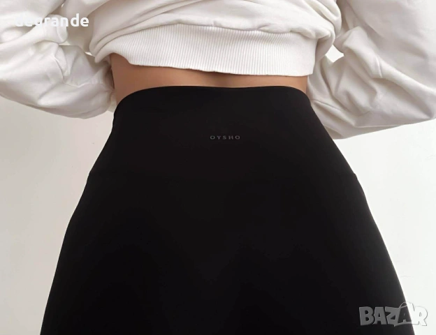 Дамски спортен клин Oysho  Черно С М Л ХЛ размер , снимка 4 - Клинове - 53650988