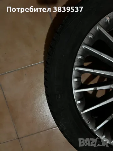 Оригинални джанти за Alfa Romeo 159 / Brera 17" 5x110 с гуми Vredestein 225/50/17, снимка 7 - Гуми и джанти - 55952352