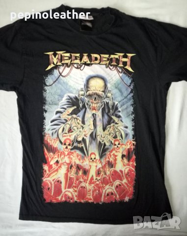 Рокерски тениски METALLICA Моторхед AC/DC Мановър GUNS Цепелин KISS Пърпъл IRON MAIDEN ACCEPT други 