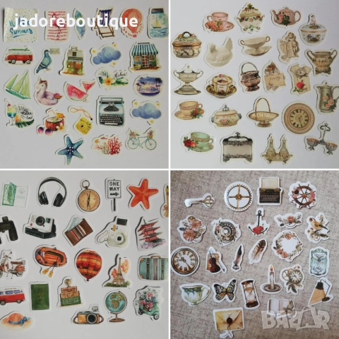 Скрапбук стикери за декорация планер 23 бр /комплект - различни видове #2, снимка 2 - Други - 34638724