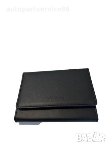 Ръководство за употреба, кожен калъф, черен за Volvo XC60 (2011)