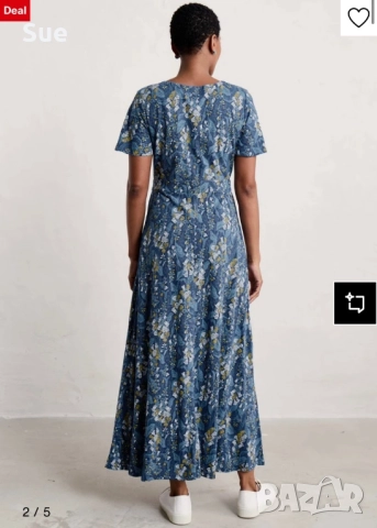 Дамска вечерна рокля Chateux с морски мотиви, снимка 4 - Рокли - 51849165