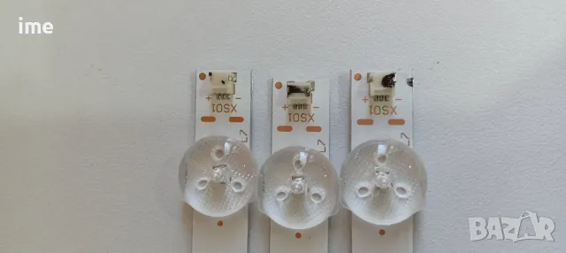 Подсветка 3бр LED Backlight DLED39. 5DX 3X7. Свалена от Телевизор DYON Enter40pro-x., снимка 2 - Части и Платки - 47590910