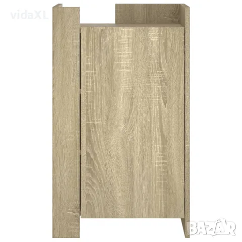 vidaXL Сайдборд, дъб сонома, 45x35x75 см, инженерно дърво, снимка 4 - Бюфети - 56148255