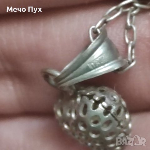 Сребърен синджир със сърце (171), снимка 6 - Колиета, медальони, синджири - 41888513