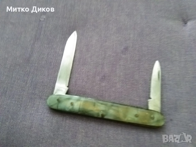 Сърп и чук джобно ножче от соца седеф №9, снимка 2 - Ножове - 51771012