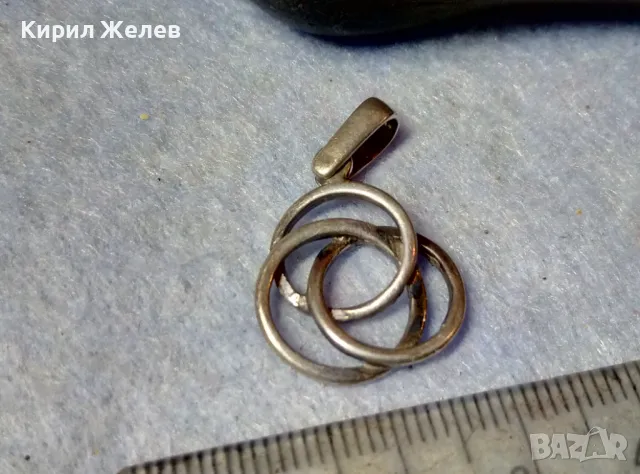 СТИЛЕН АЖУРЕН ВИНТИДЖ АРТ СТИЛ СРЕБЪРЕН МЕДАЛЬОН СРЕБРО 925 БИЖУ РЪЧНА ИЗРАБОТКА 49736, снимка 6 - Колиета, медальони, синджири - 48901284