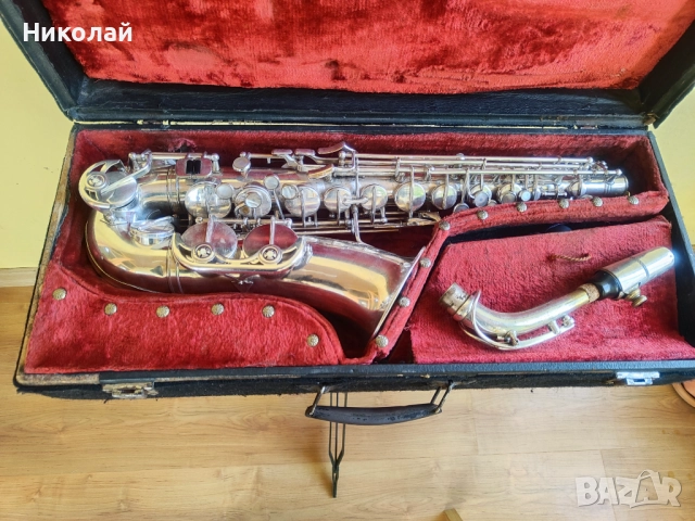 Продавам  Германски саксофон Weltklang, снимка 2 - Духови инструменти - 52678626