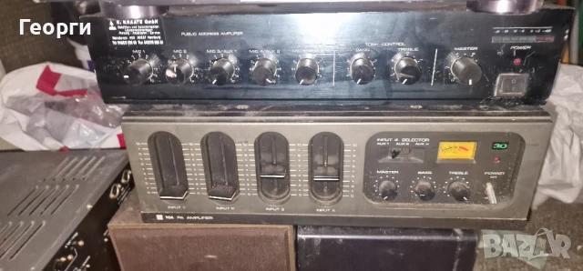 ретро моно усилватели, снимка 3 - Ресийвъри, усилватели, смесителни пултове - 51146294