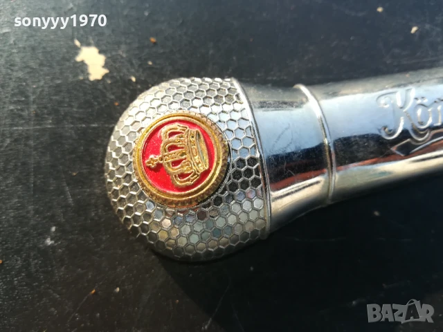 МИКРОФОН-12СМ-МЕТАЛНА ОТВАРАЧКА С МАГНИТ ОТ ГЕРМАНИЯ 0706251836, снимка 2 - Колекции - 50585542