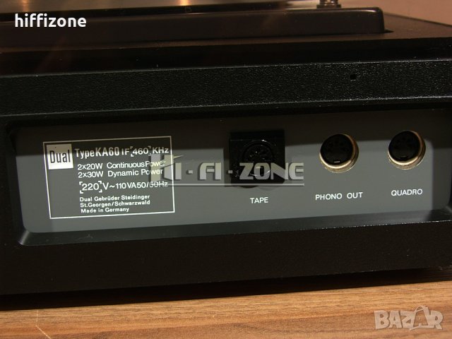 ГРАМОФОН  Dual ka-60 /1 , снимка 15 - Грамофони - 42428998