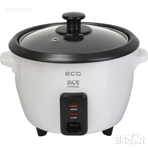 Оризоварка ECG RZ 060, 300W, 0.6L, Бял, снимка 1