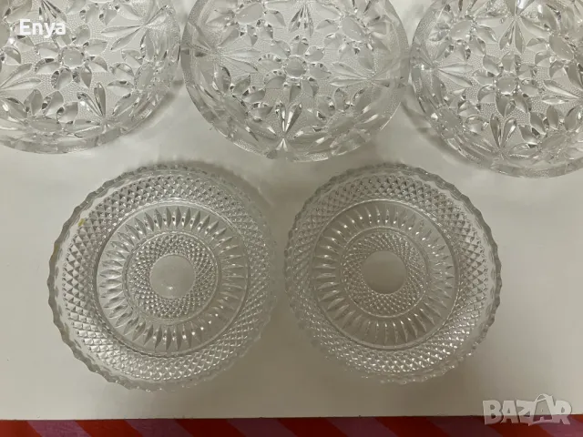 Стъклени чинийки, снимка 4 - Чинии - 49709154