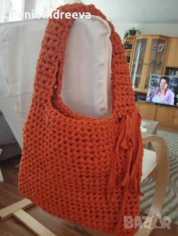 Ръчно плетена чанта 