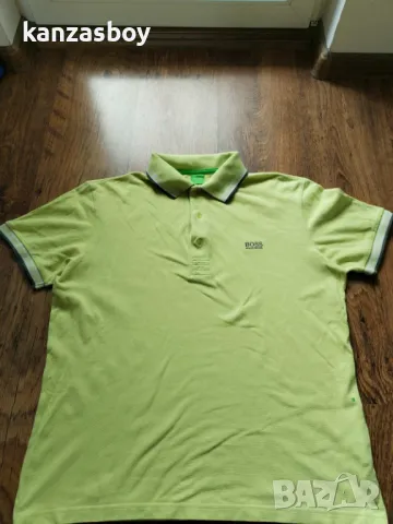 hugo boss green - страхотна мъжка тениска M, снимка 4 - Тениски - 50432409