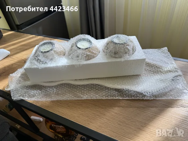 комплект поставка за чаени свещи с поднос-листо, снимка 9 - Свещи и свещници (декоративни) - 56247127