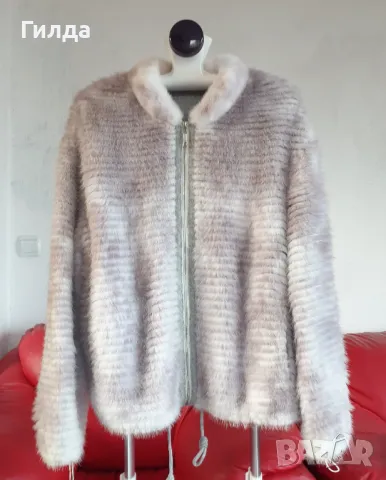 яке с естествен косъм норка M L налична, снимка 8 - Якета - 49429510
