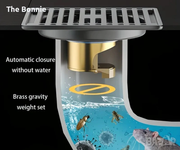 Клапан(Сифон) против миризми